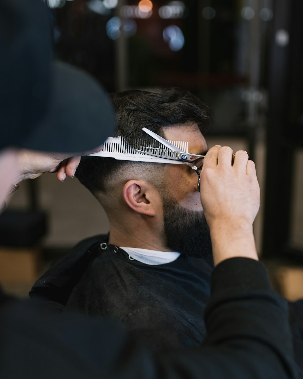 Corte fade en Maestro Barber Co.